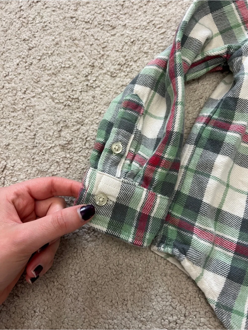 Ralph Lauren Kids Boys Green Plaid Collared Button-Up Shirt Preppy Size 3/3T